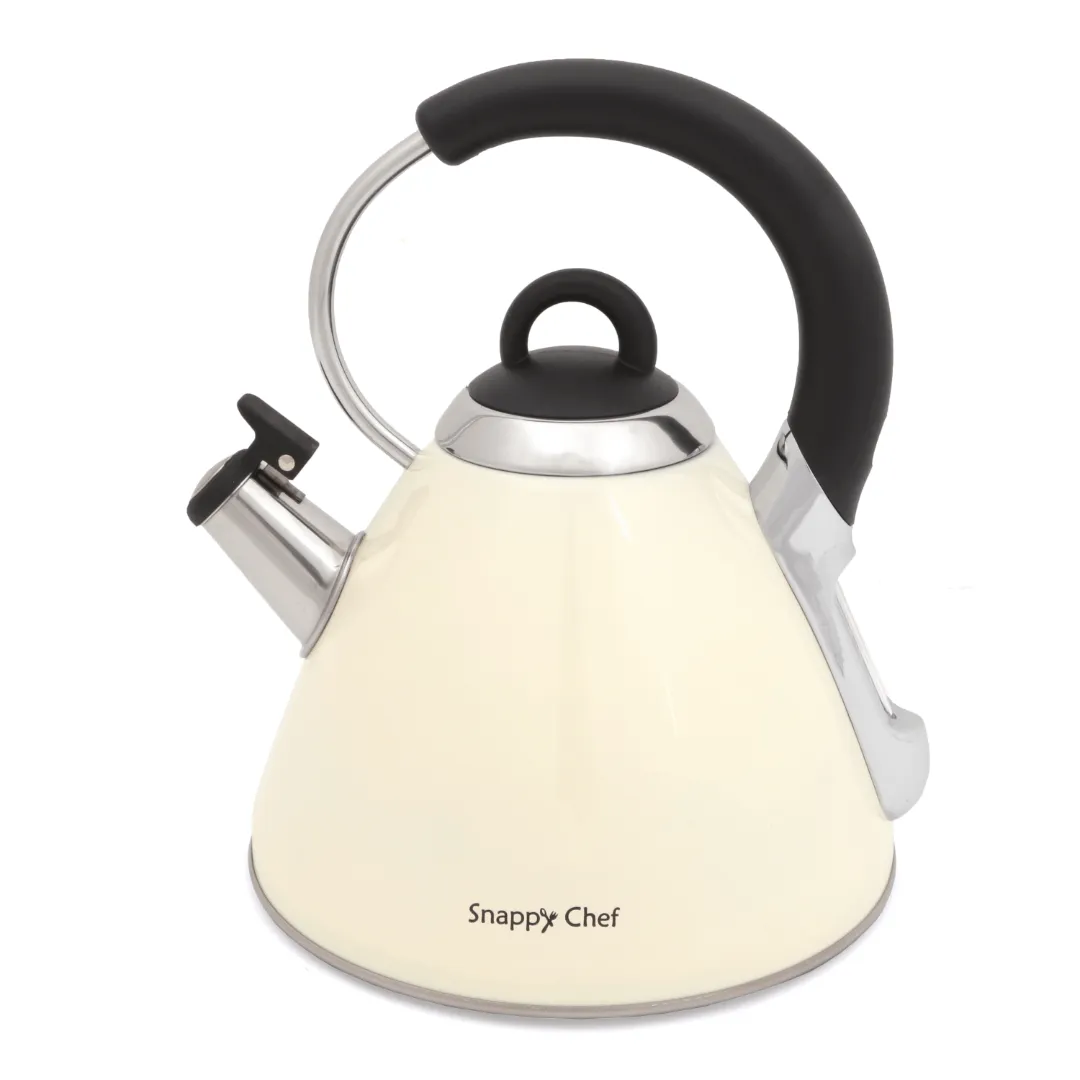 Snappy Chef 2.2litre Beige Whistling Kettle KEBE002