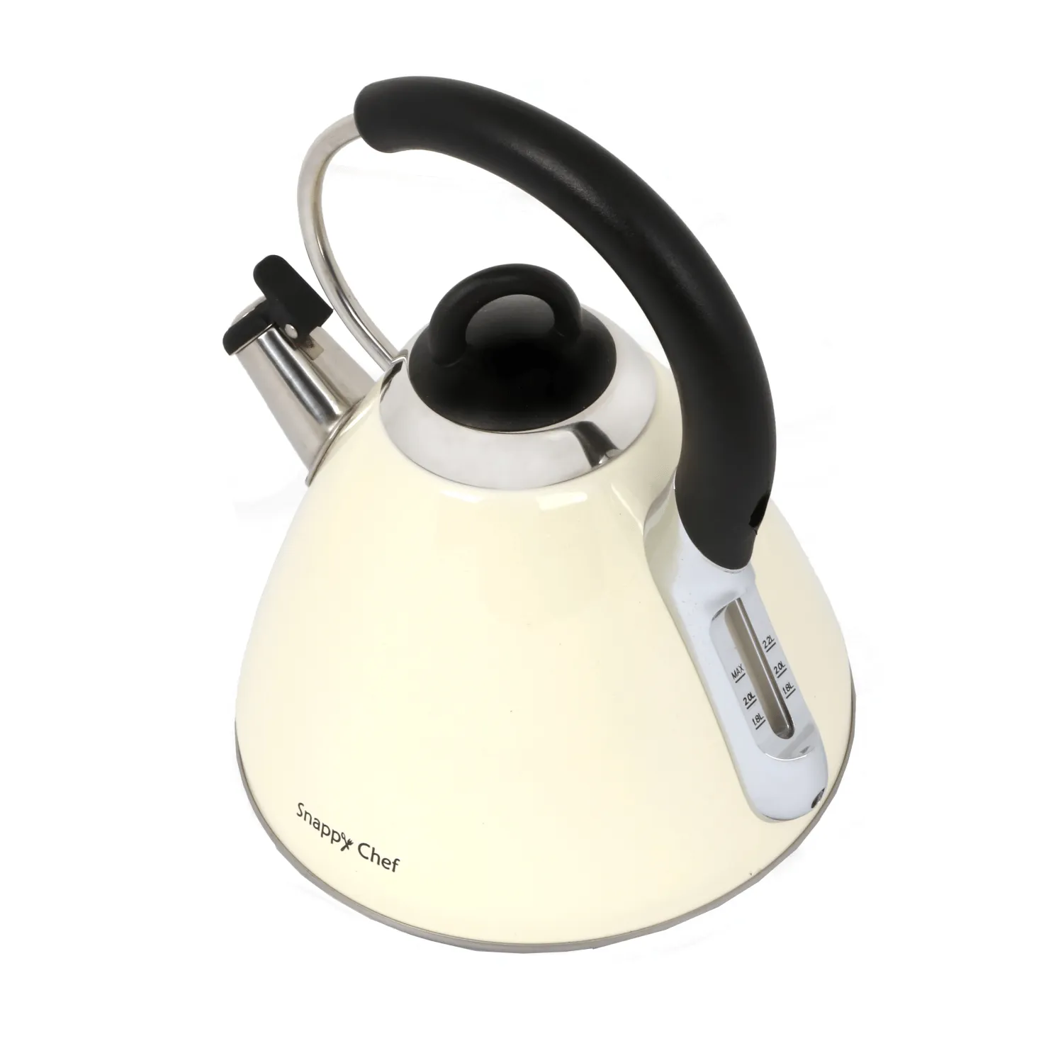 Snappy Chef 2.2litre Beige Whistling Kettle KEBE002