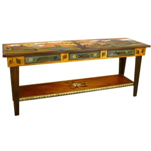 Sofa Table with Three Drawers 1 by Sticks SFA024