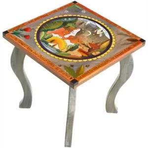 Square End Table by Sticks END006 D7223