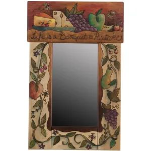 Square Topped Standard Mirror by Sticks MIR051, MIR054-S310555