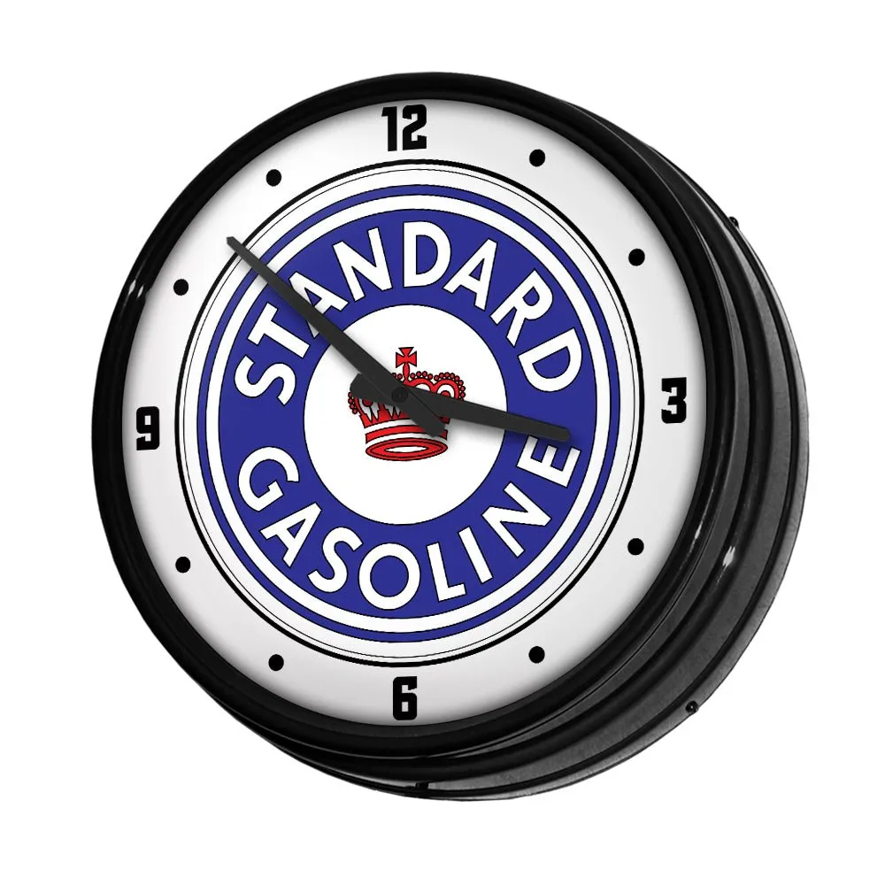 Standard: Red Crown - Retro Lighted Wall Clock