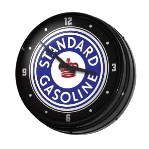 Standard: Red Crown - Retro Lighted Wall Clock