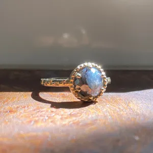Starry Night Rustic Black One of A Kind Diamond Ring