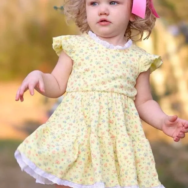 Sunshine Floral twirl dress