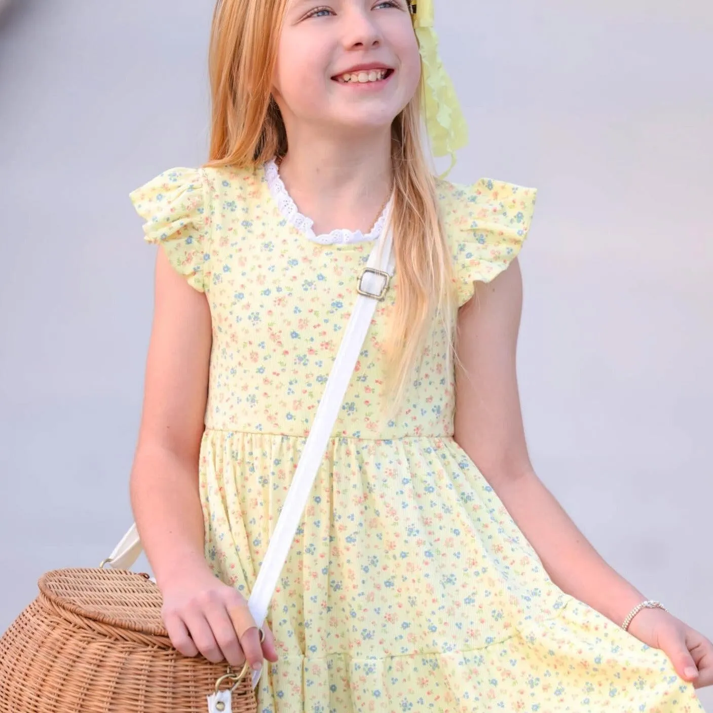 Sunshine Floral twirl dress