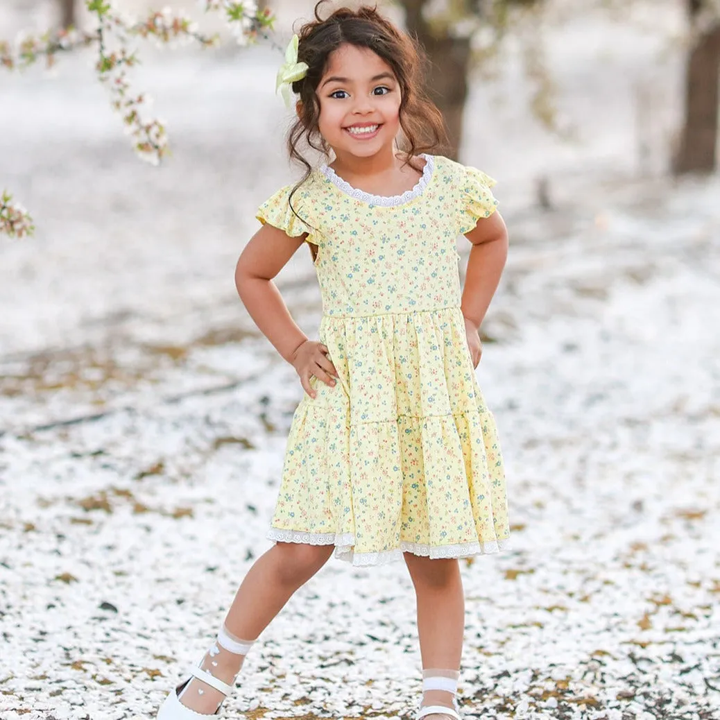 Sunshine Floral twirl dress