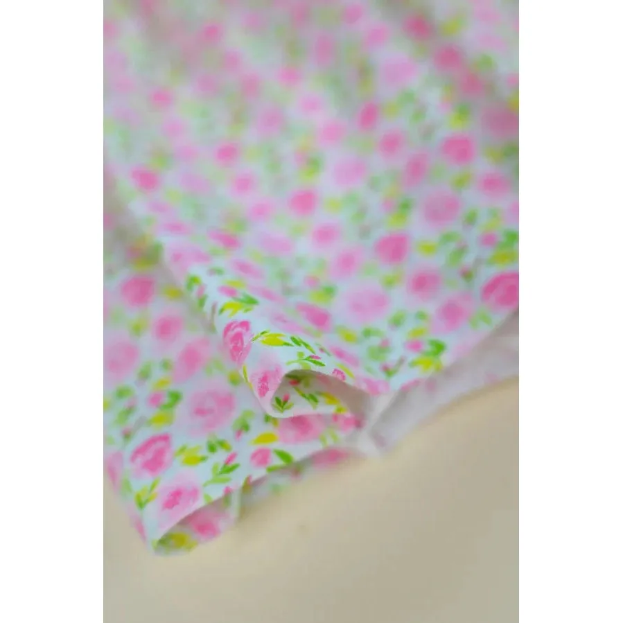 Swoon Baby Ditsy Floral Dainty Bow Bubble Dress