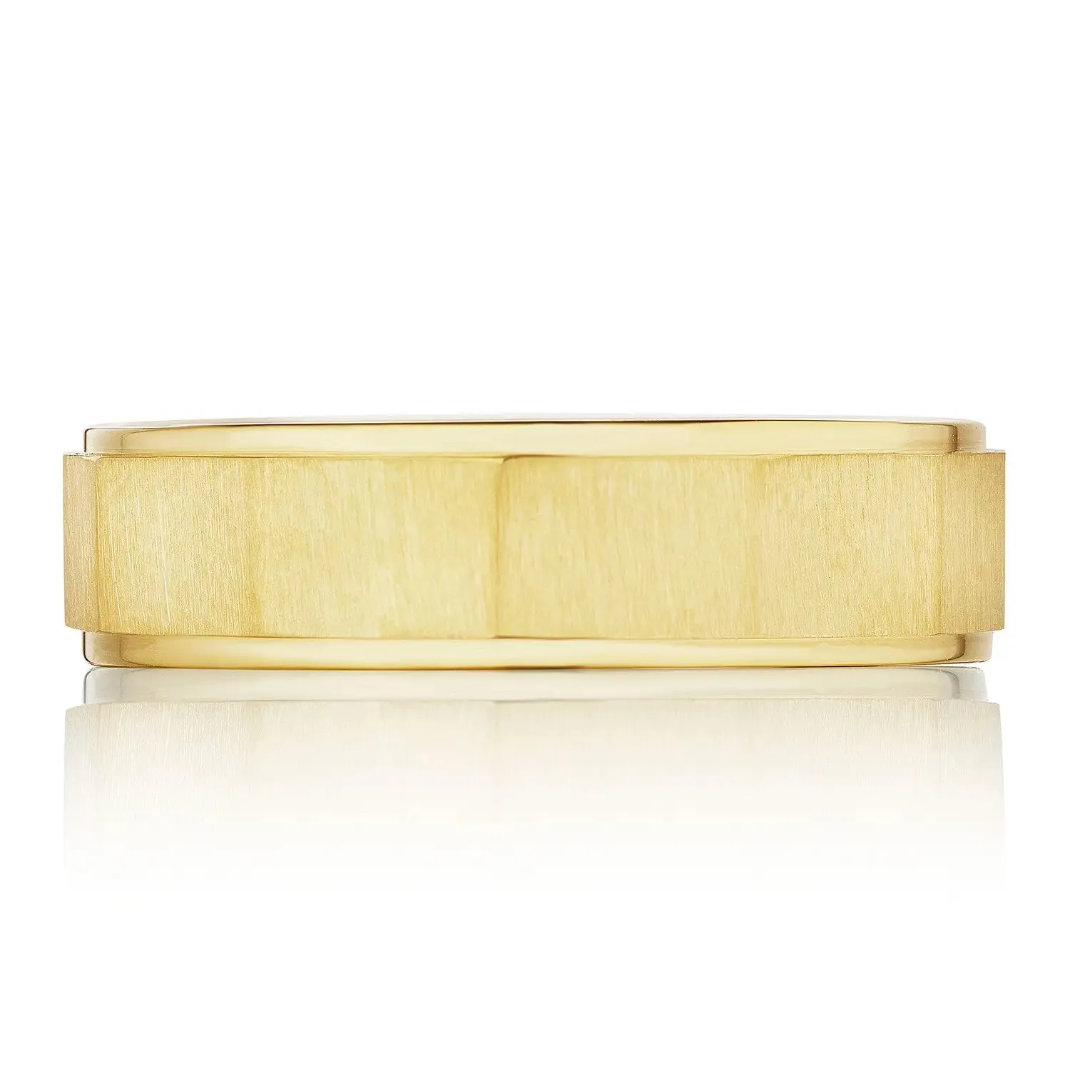 Tacori 18k Yellow Gold Geometric Faceted Wedding Band