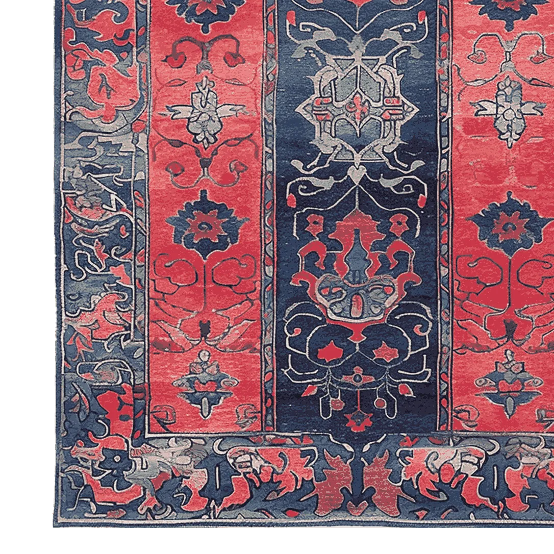 Tale in Crimson Hand Tufted Rug