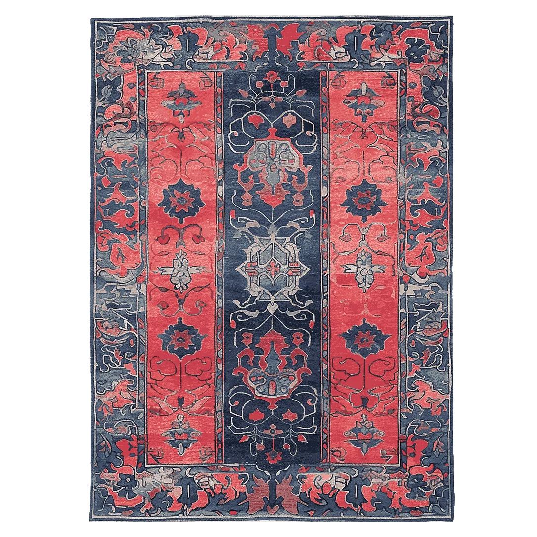 Tale in Crimson Hand Tufted Rug