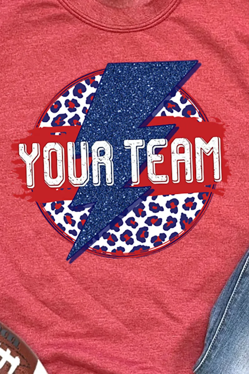 Team Strike Red and Navy Unisex NuBlend Crew Sweatshirt