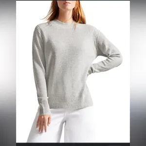 Ted Baker Rashell Wool/Cashmere Blend Sweater Gray. Size 1 Ted size/size 4US.