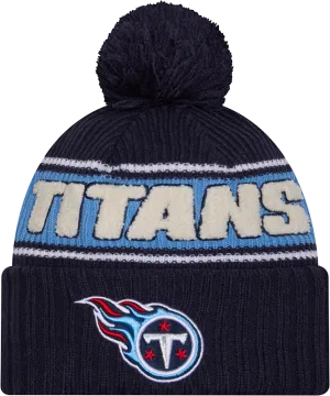 Tennessee Titans Sport Knit Fleece Lined Pom Toque