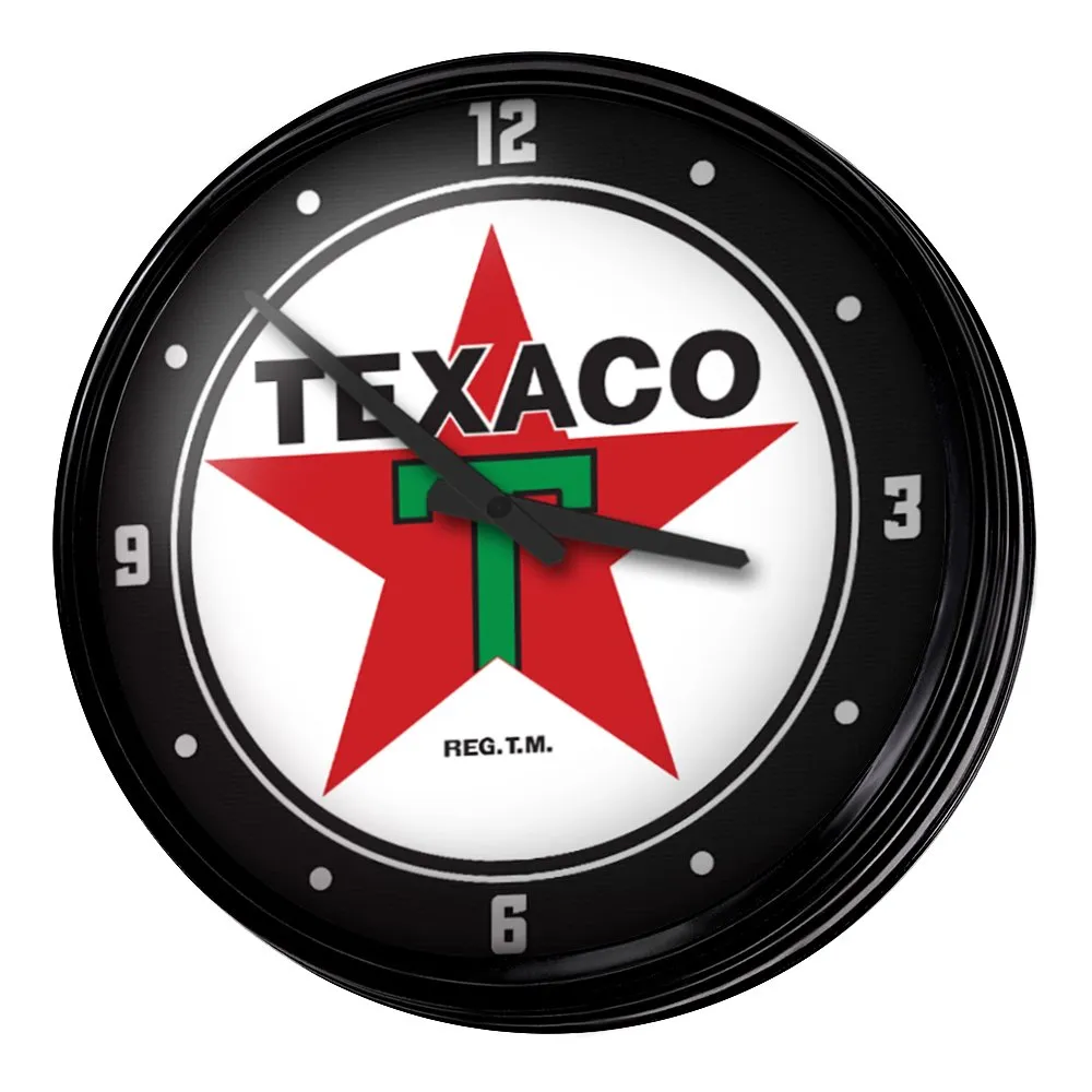 Texaco: Heritage - Retro Lighted Wall Clock