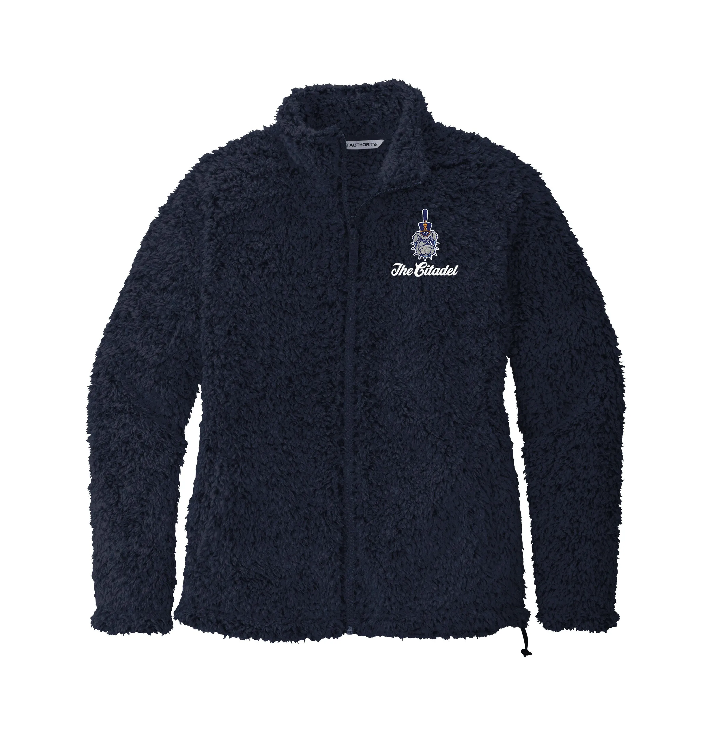 The Citadel Spike Logo, Ladies Cozy Fleece, Full Zip Jacket