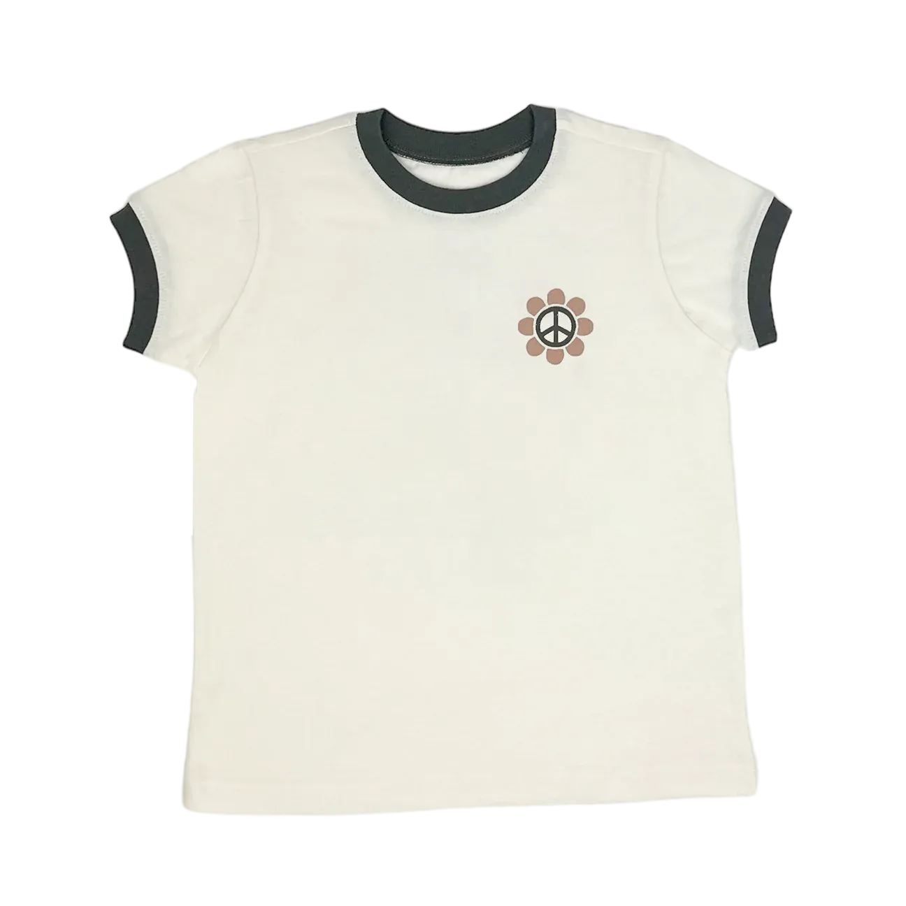 The Flower Child Ringer Tee - KIDS