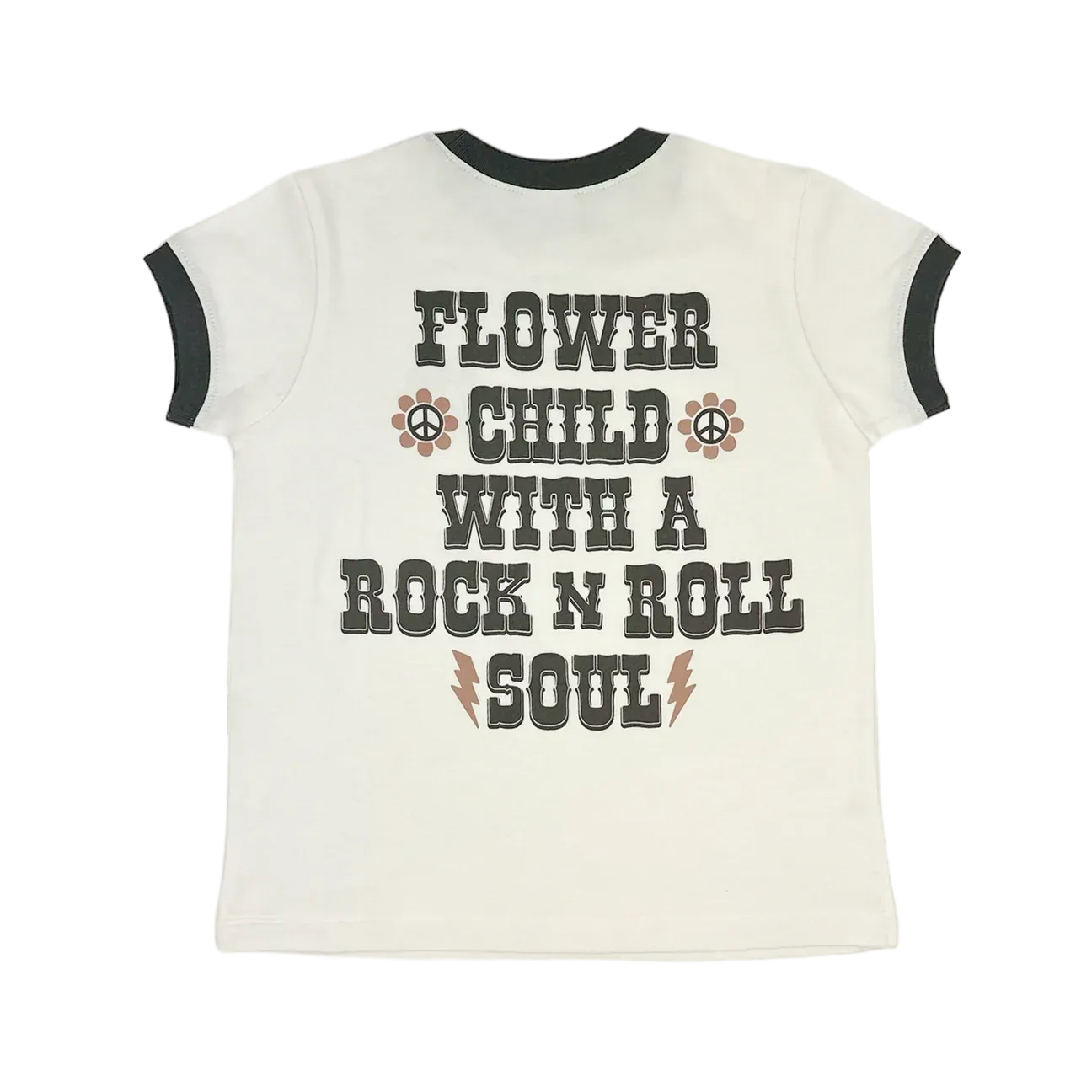 The Flower Child Ringer Tee - KIDS
