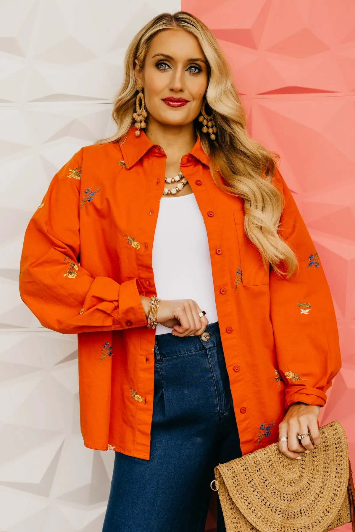 The Garrett Floral Embroidered Shirt