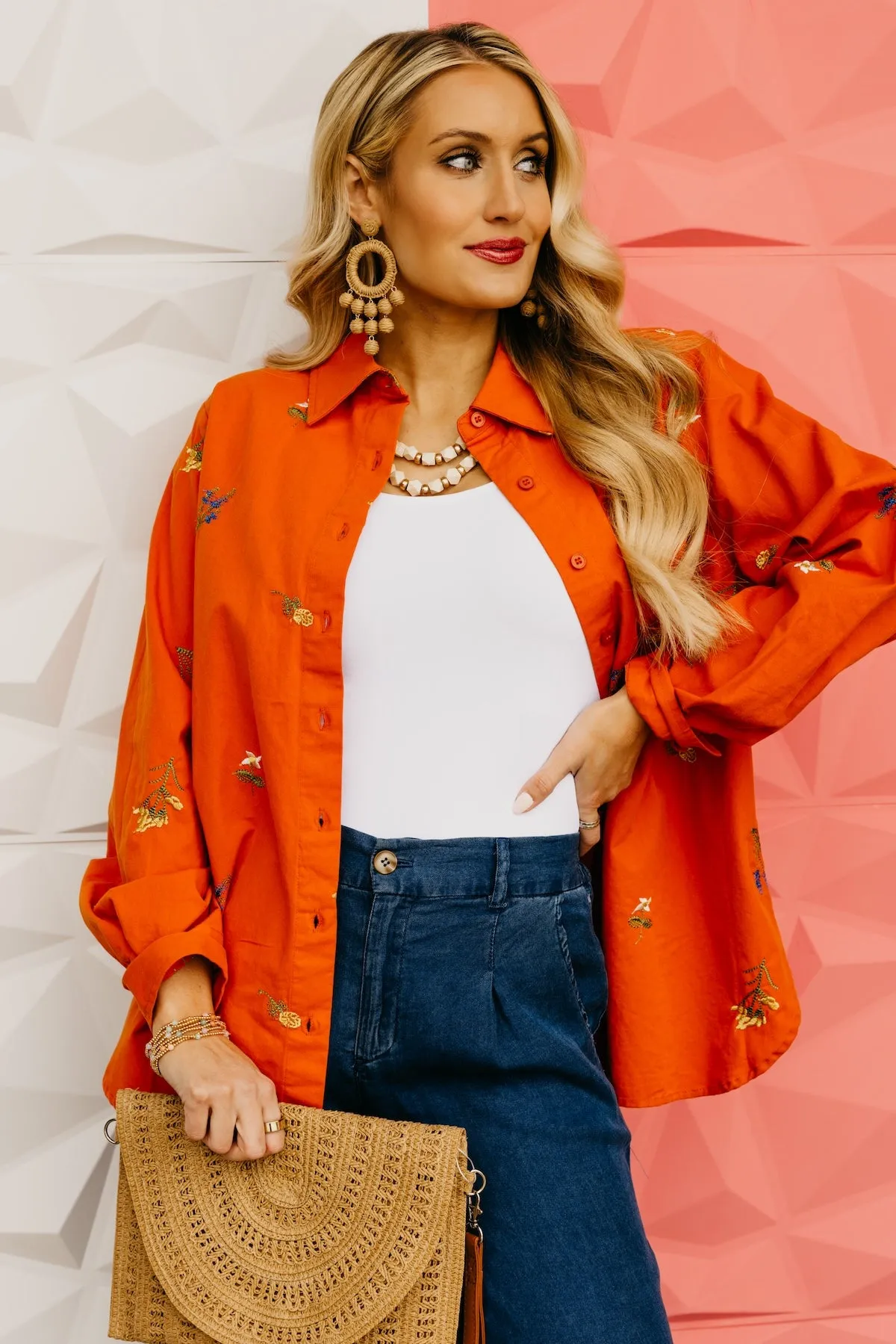 The Garrett Floral Embroidered Shirt