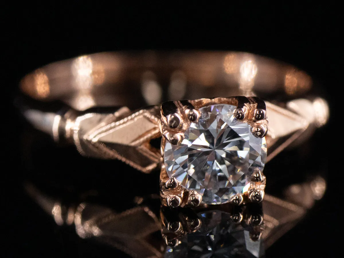 The Levett Diamond Engagement Ring in 14K Rose Gold