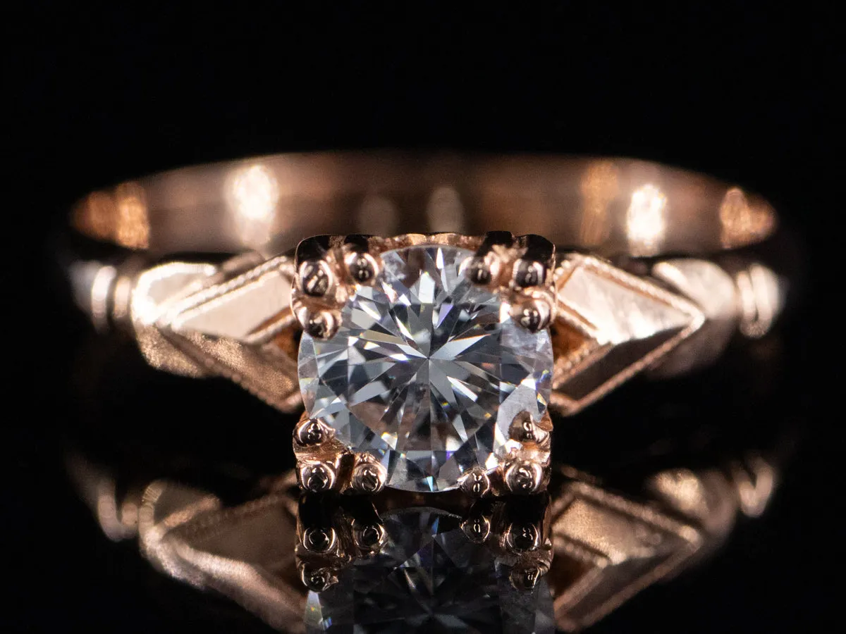 The Levett Diamond Engagement Ring in 14K Rose Gold