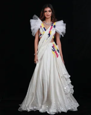 The Synchronized Scintillation Drape Sari