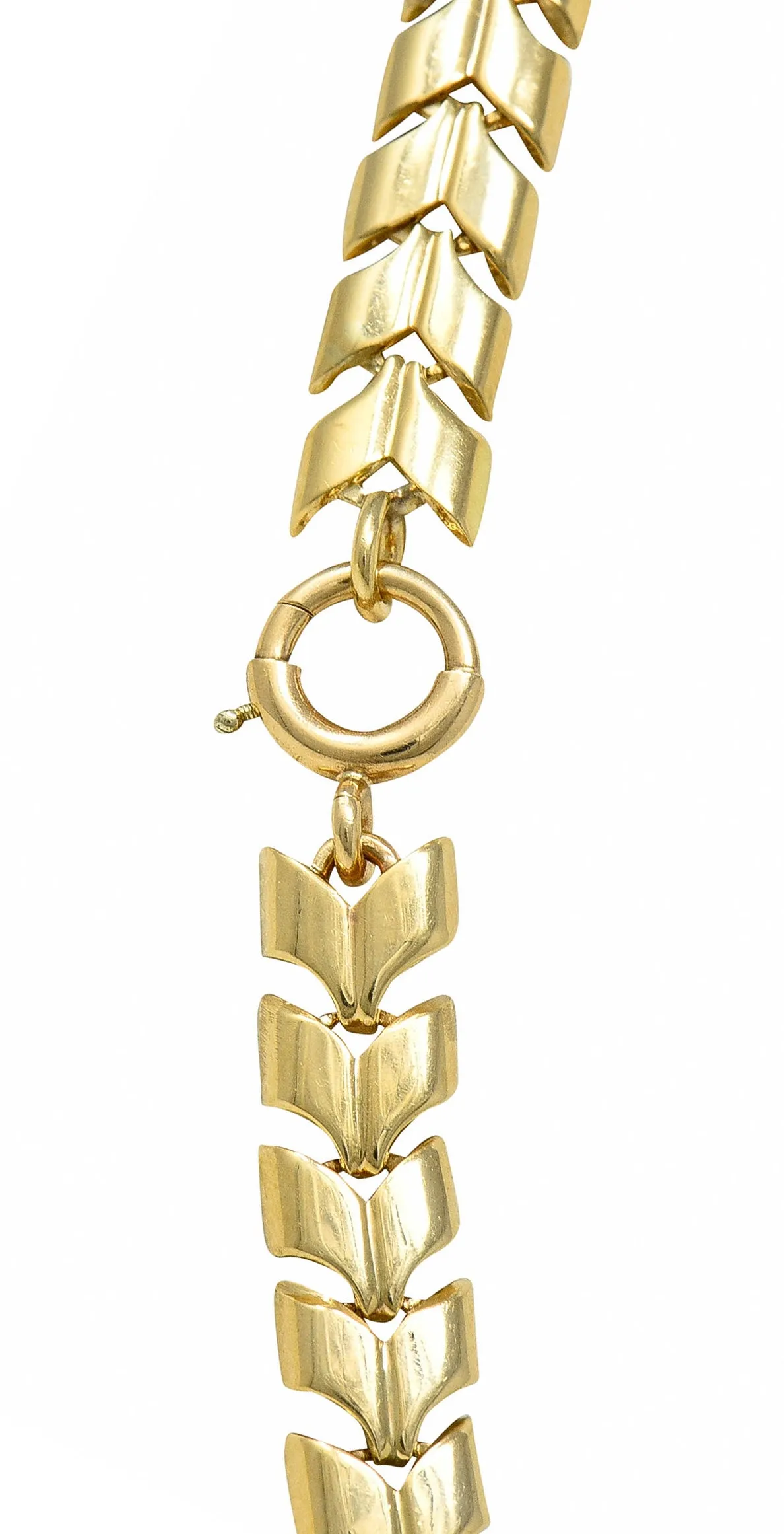 Tiffany & Co. Retro Moonstone Sapphire 14 Karat Gold Floral Cluster Necklace