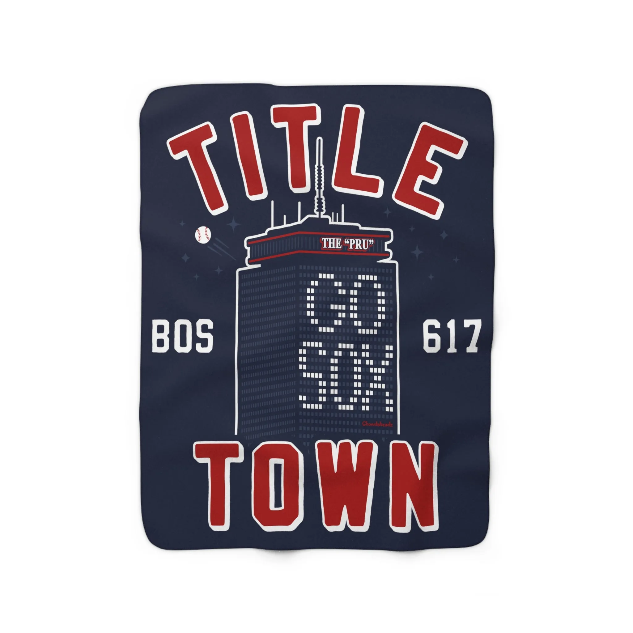 Title Town Boston Baseball Sherpa Fleece Blanket