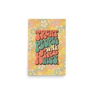Treat People with Kindness – Retro 70s Kindness Poster