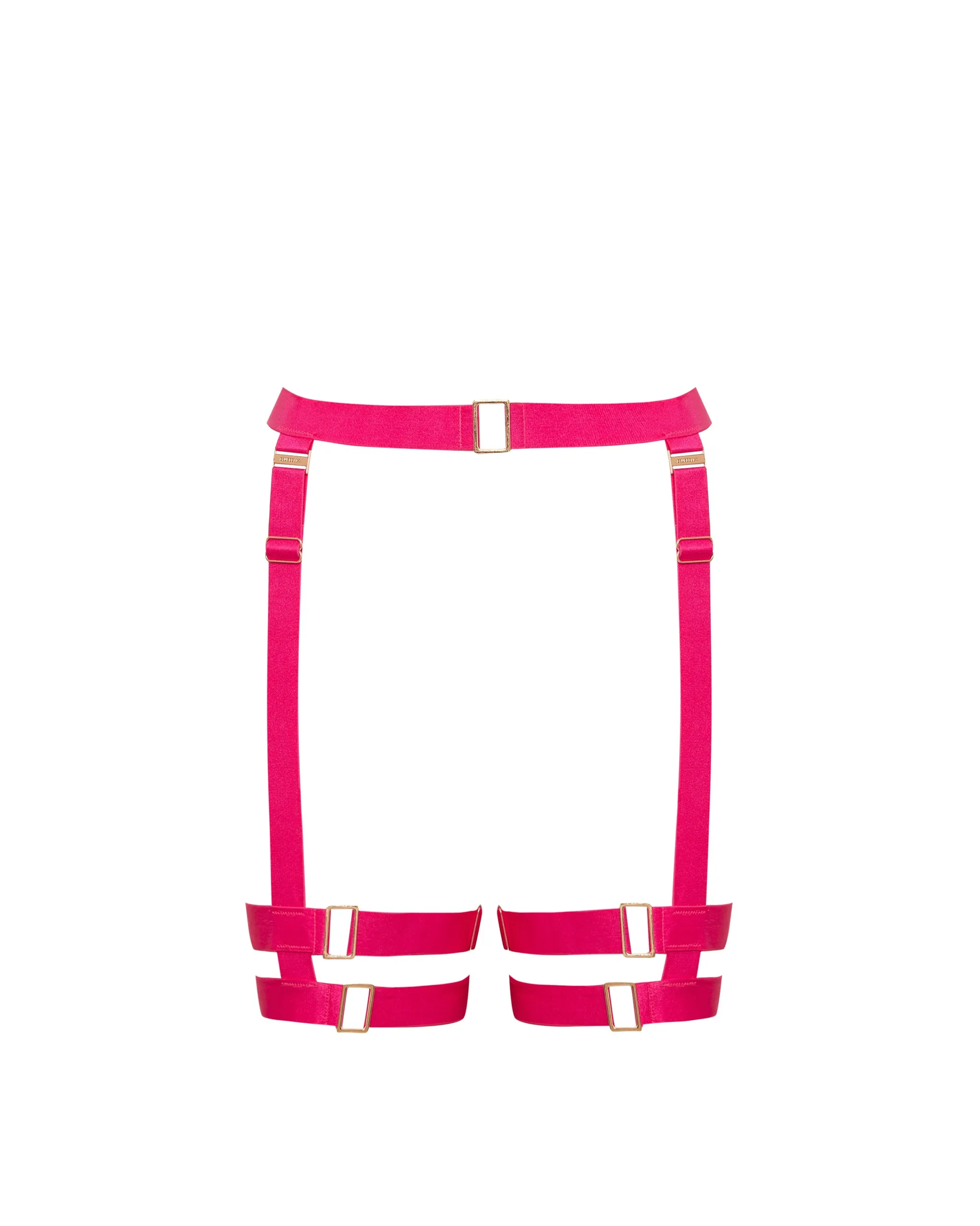 Trinity Thigh Harness Fuchsia Pink