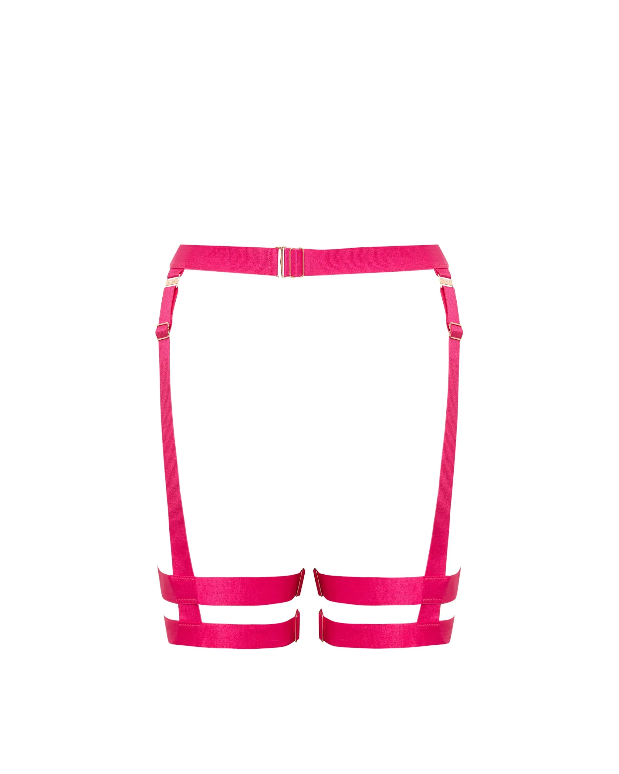 Trinity Thigh Harness Fuchsia Pink