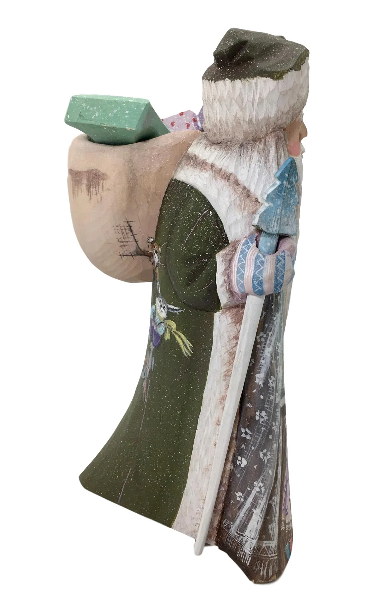 Unique Artwork Santa Claus with Presents