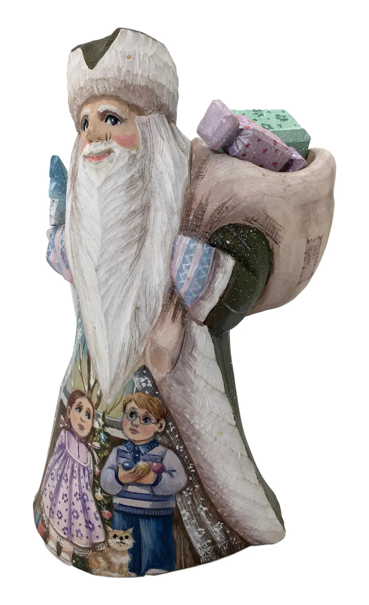 Unique Artwork Santa Claus with Presents