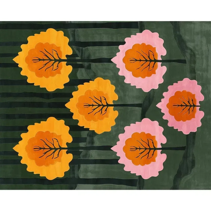 Urban Woodland Hand Tufted Wool Rug