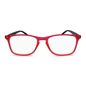 Vibrant Square Reading Glasses With Metal Accent for Women | R-673
