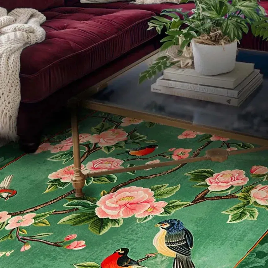 Vibrant Vortex Hand Tufted Rug