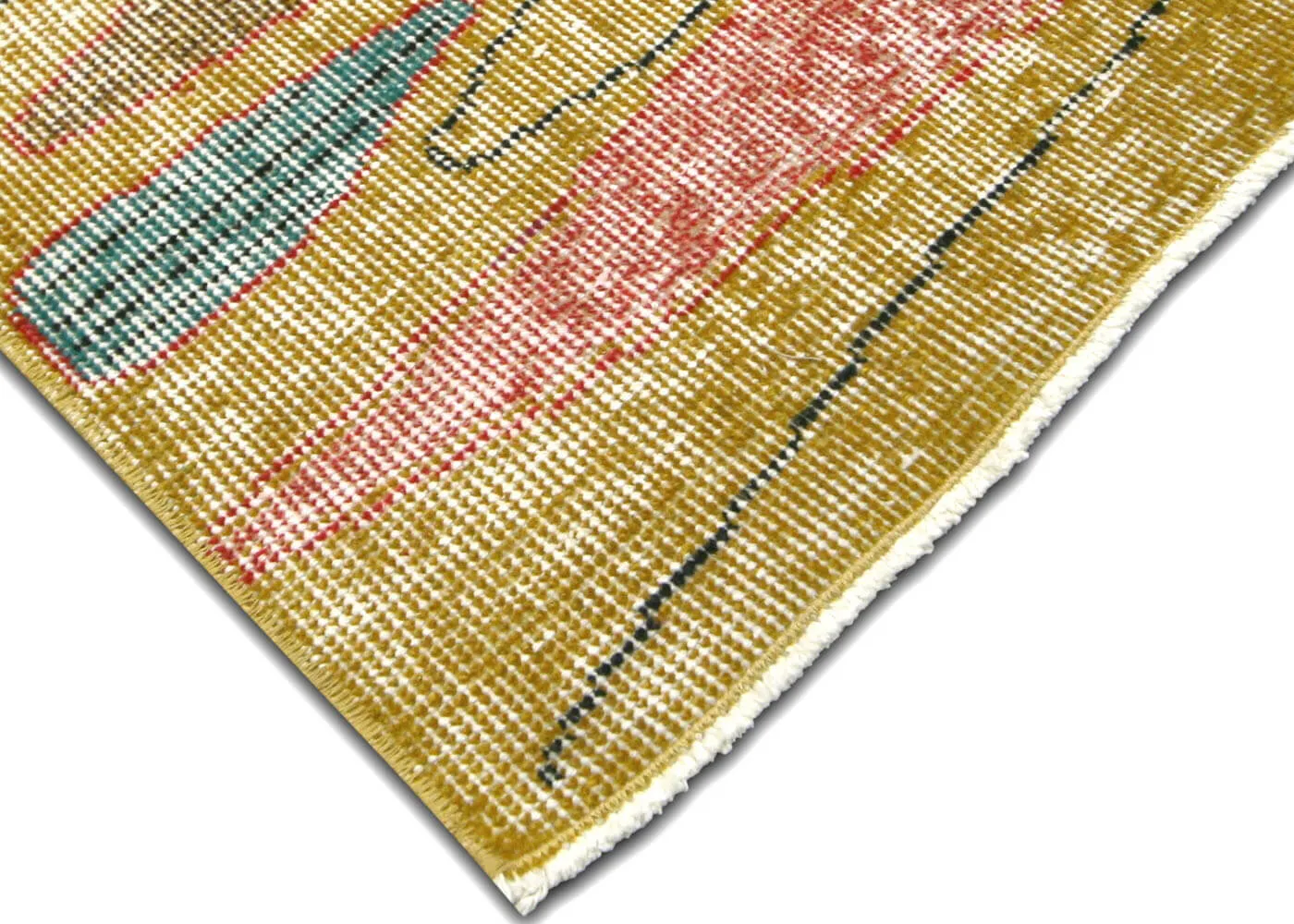 Vintage Turkish Mid-Century-Modern Rug - 6'6" x 10'2"