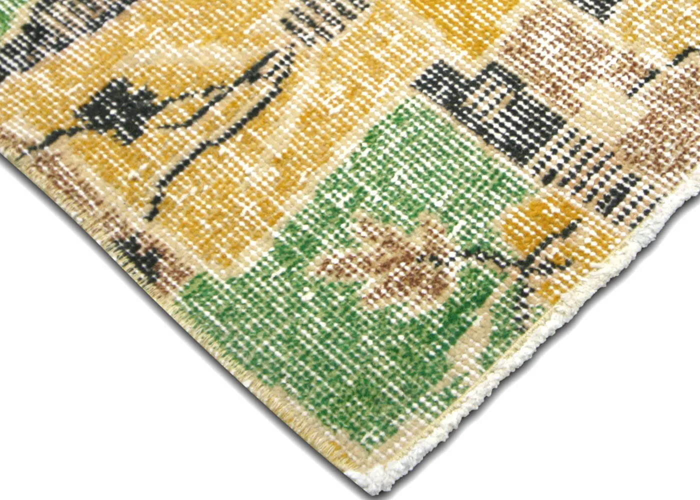 Vintage Turkish Mid-Century-Modern Rug - 7' x 10'5"