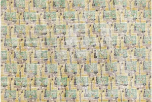 Vintage Turkish Mid-Century-Modern Rug - 7' x 10'5"