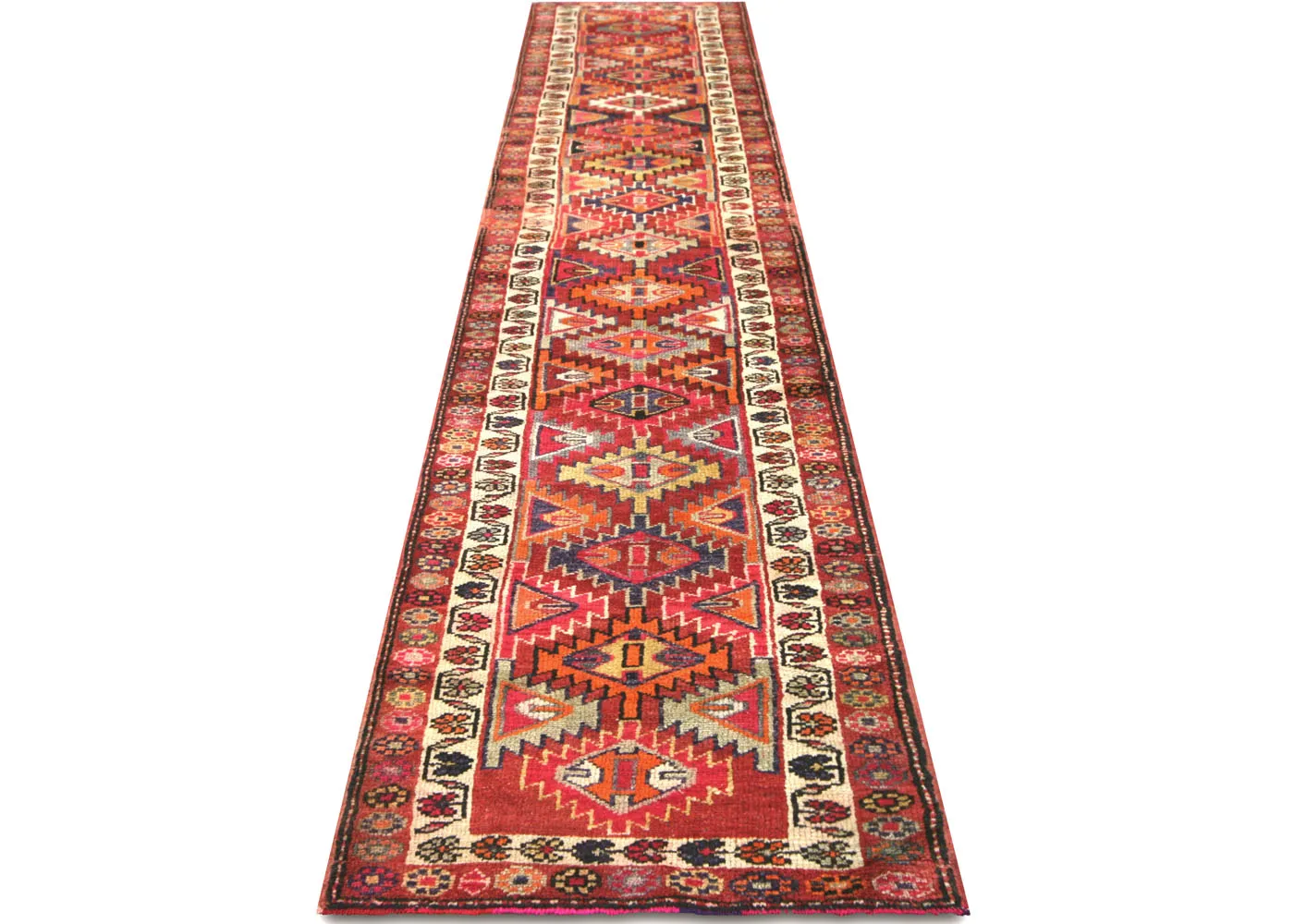 Vintage Turkish Oushak Runner - 2'9" x 13'7"