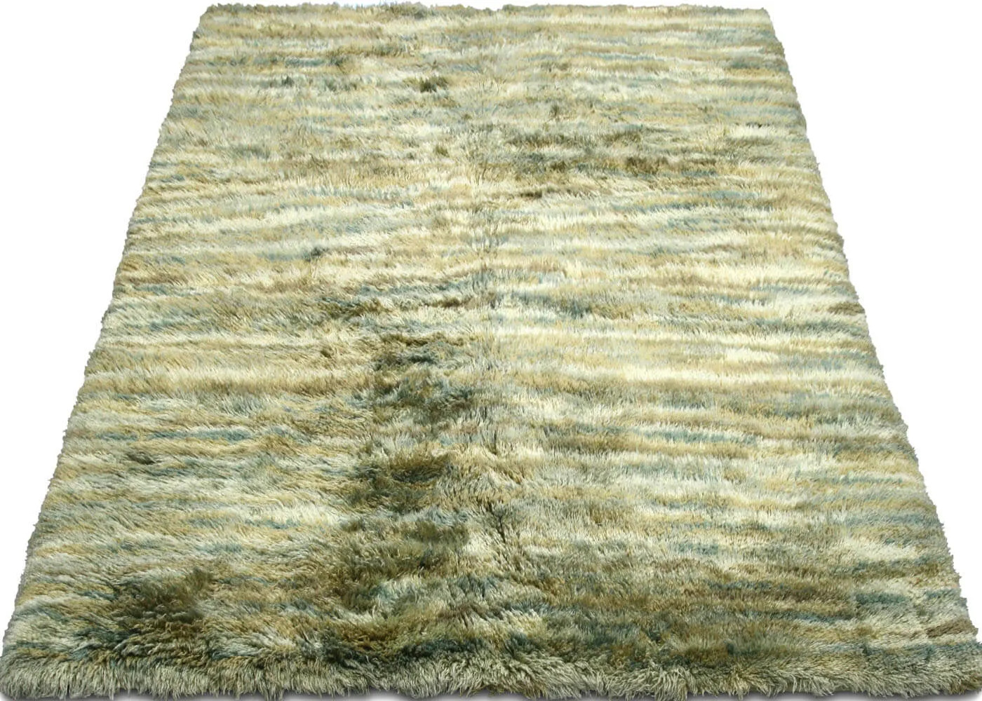 Vintage Turkish Shag Rug - 8' x 9'11"