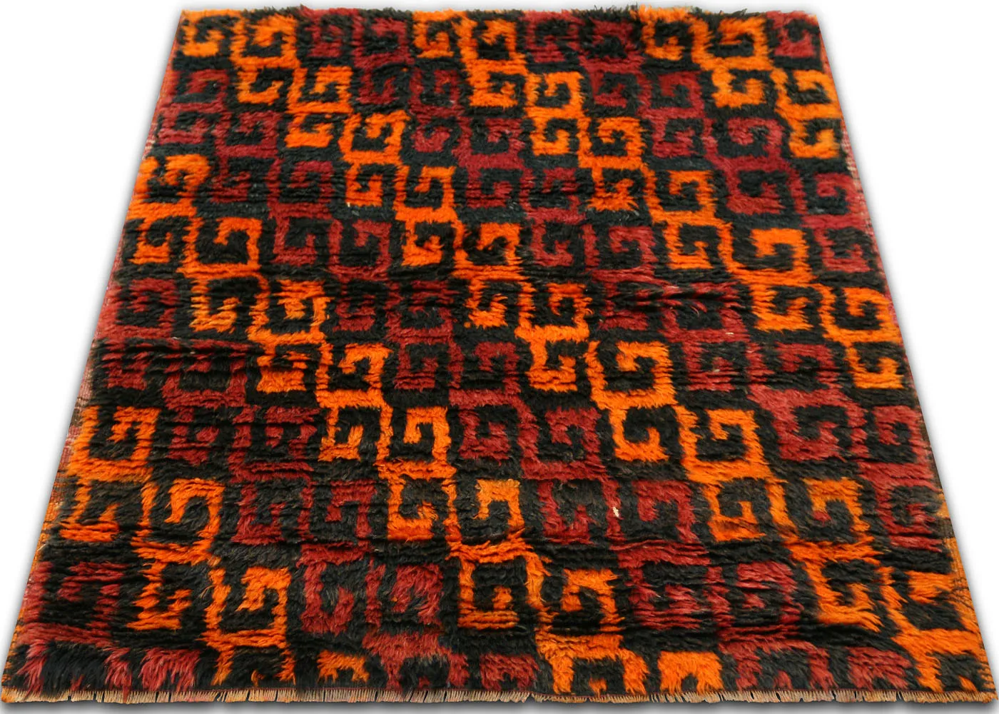 Vintage Turkish Tulu Rug - 3'4" x 4'1"