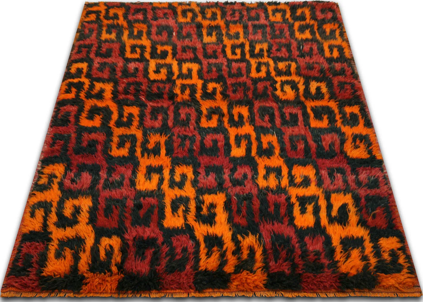 Vintage Turkish Tulu Rug - 3'4" x 4'1"