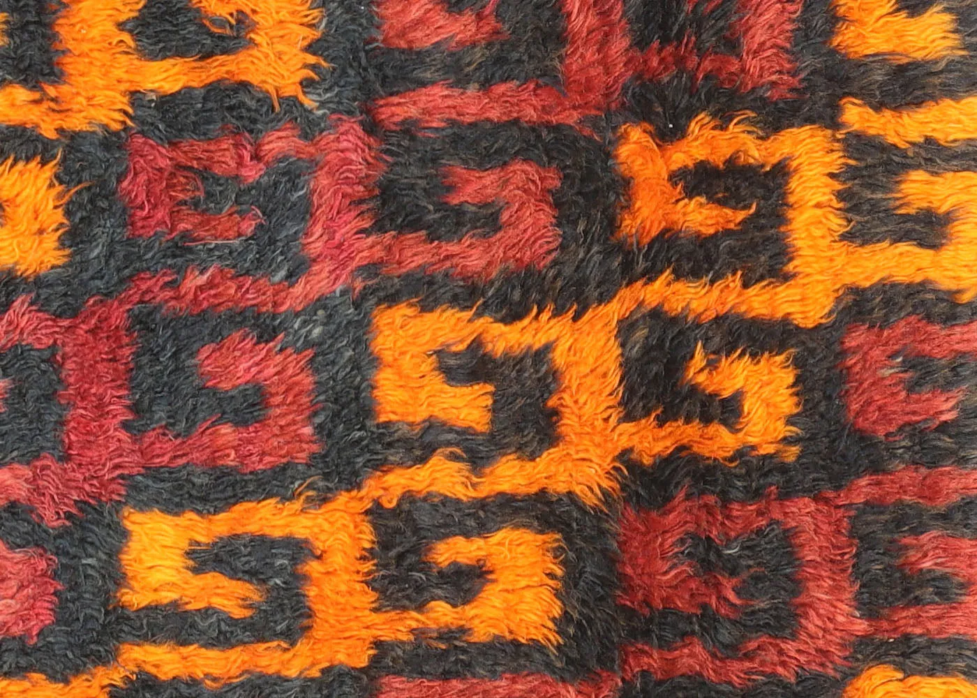 Vintage Turkish Tulu Rug - 3'4" x 4'1"