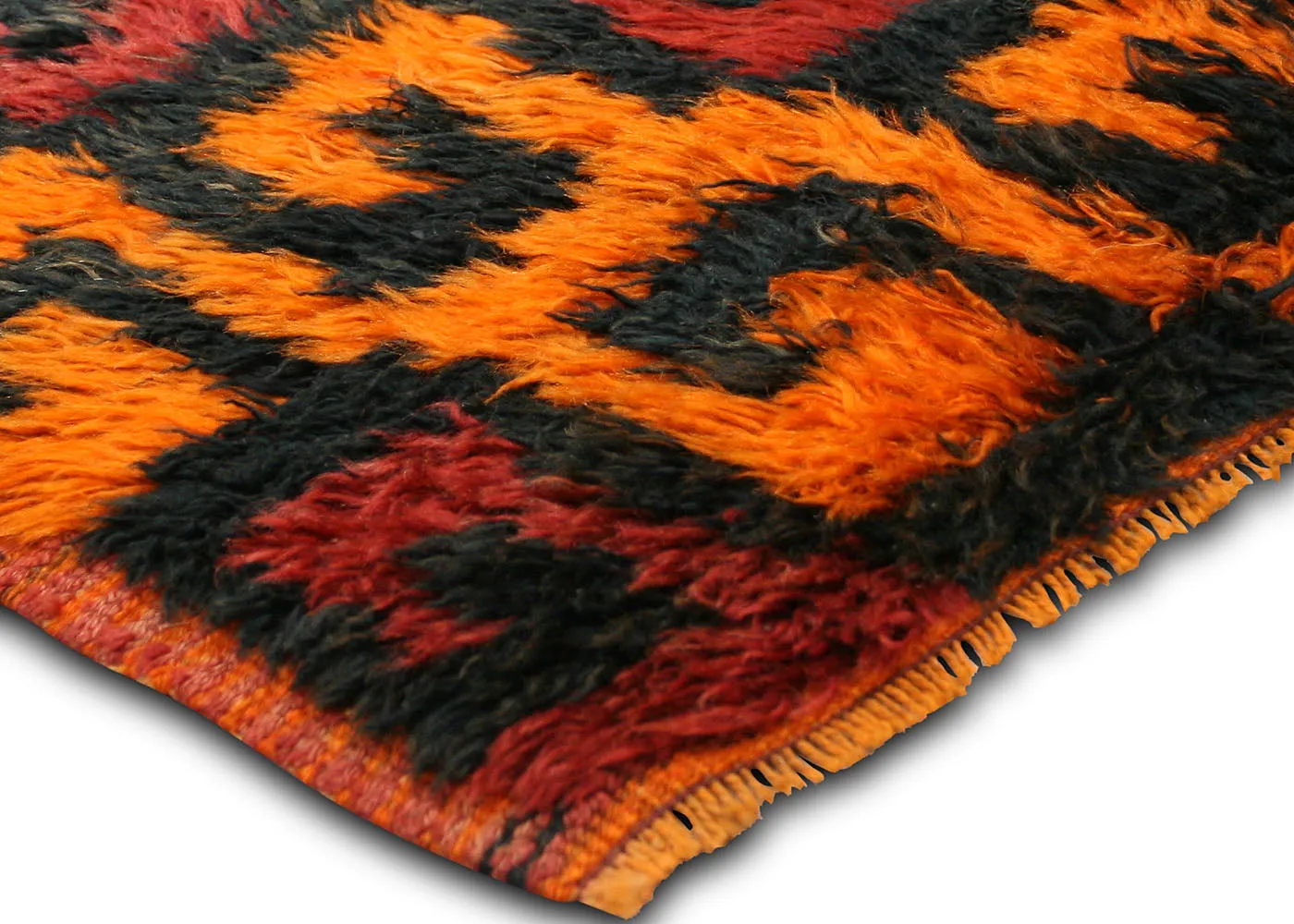 Vintage Turkish Tulu Rug - 3'4" x 4'1"