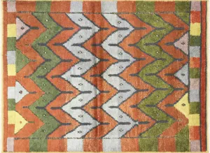 Vintage Turkish Tulu Rug - 4'10" x 6'6"