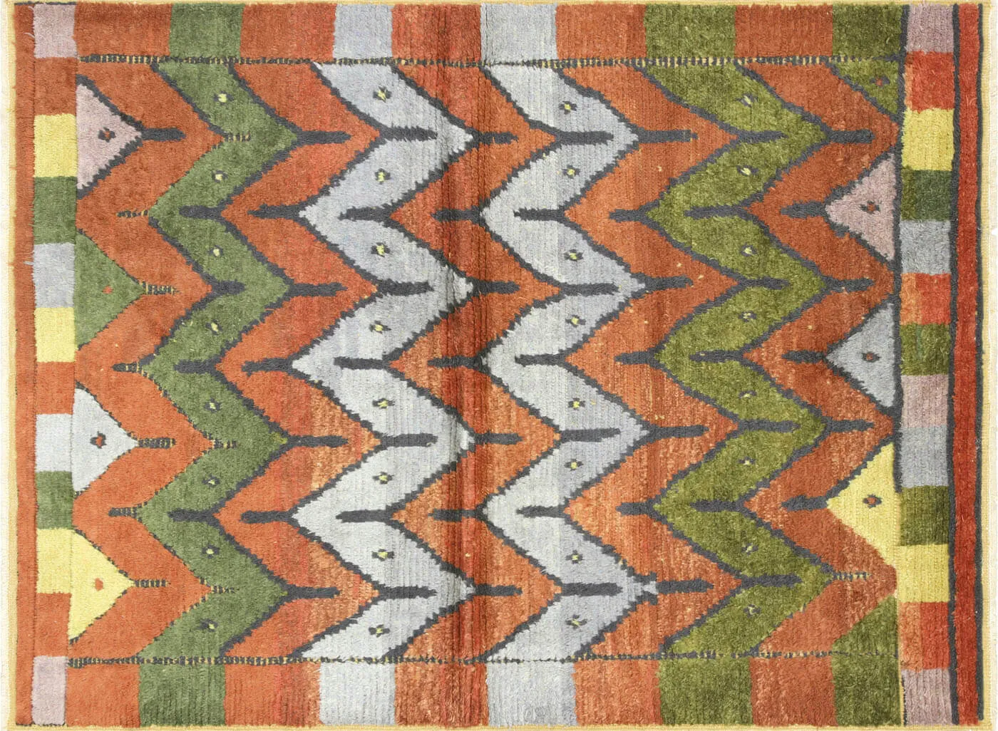 Vintage Turkish Tulu Rug - 4'10" x 6'6"
