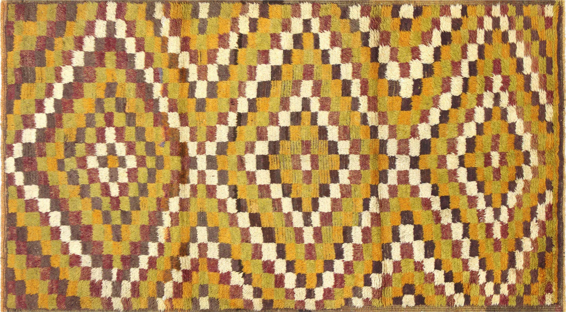 Vintage Turkish Tulu Rug - 4'6" x 8'1"