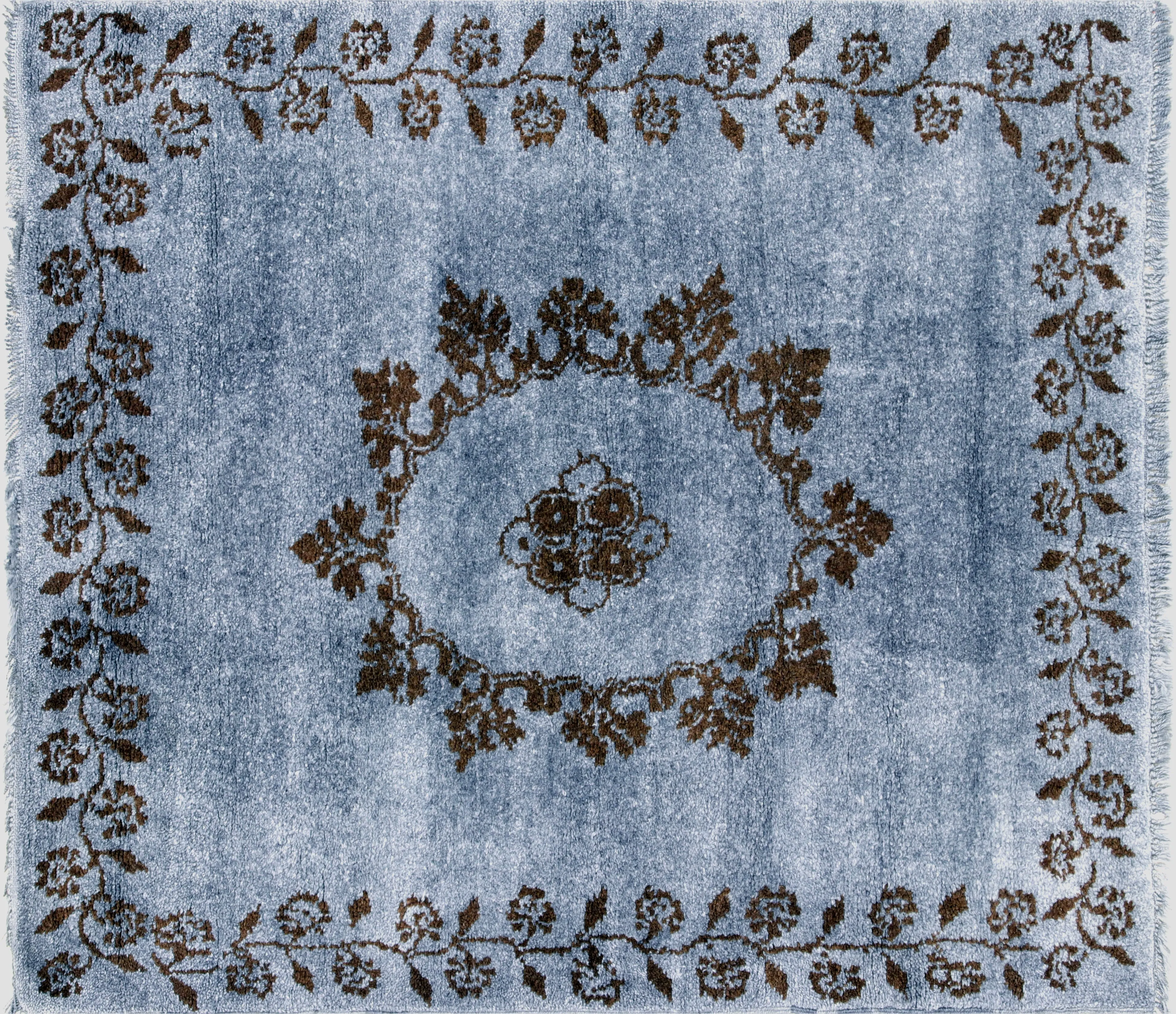 Vintage Turkish Tulu Rug - 5'4" x 6'6"